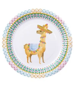 Paptallerkner med lama