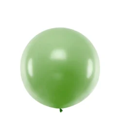 Pastel grøn jumbo ballon, 1 stk
