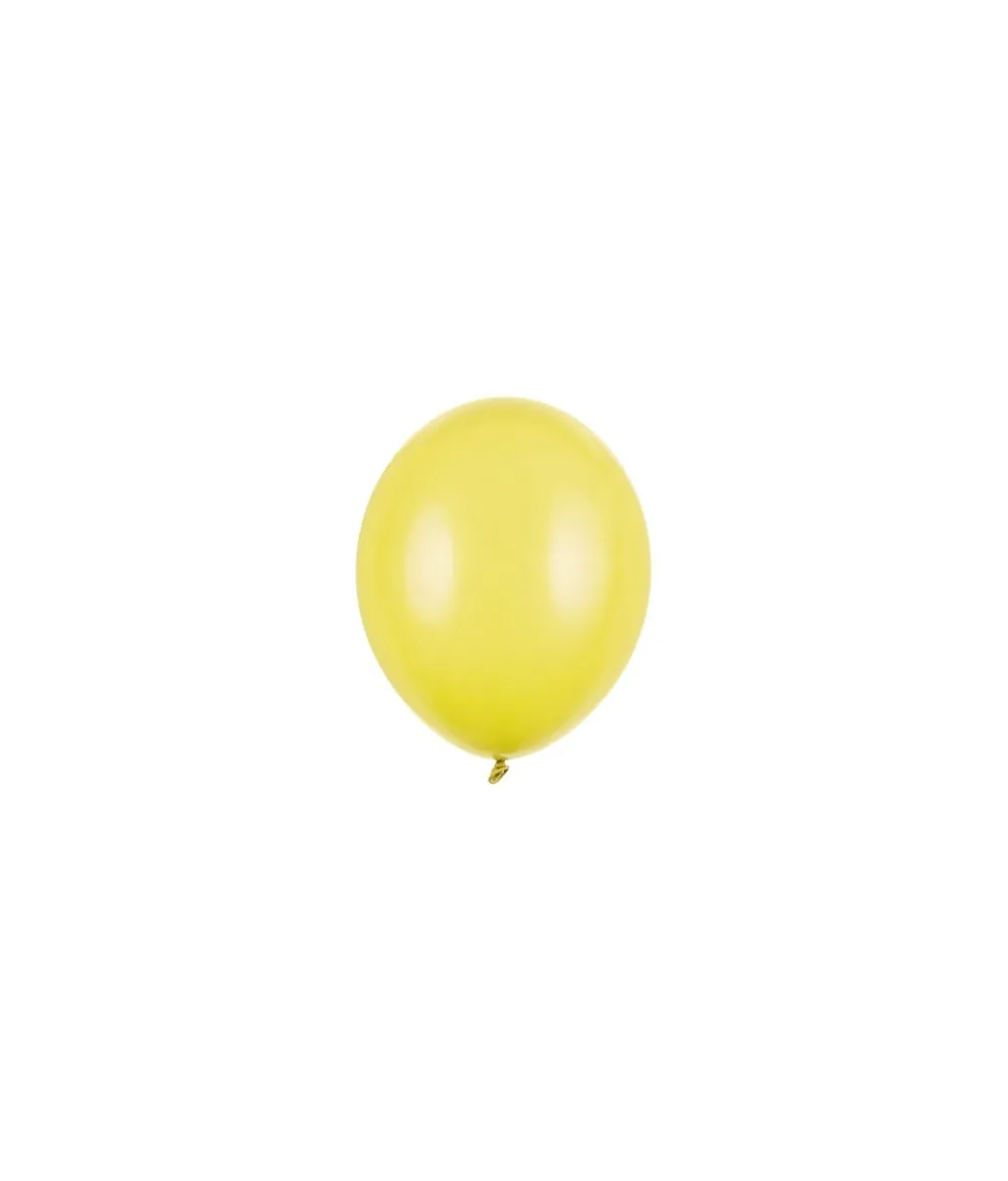Pastel gule balloner, 100 stk 5"