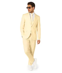 Pastelgult jakkesæt OppoSuits