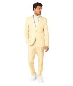 Pastelgult jakkesæt OppoSuits