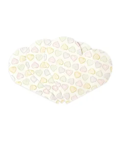 Pastel hjerte servietter, 20 stk