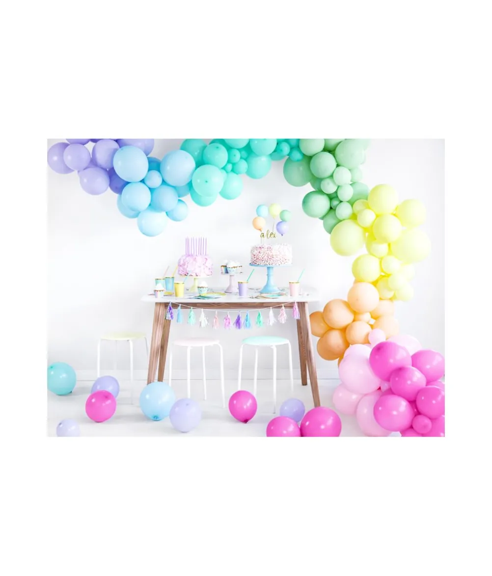 Pastel lys mint balloner, 100 stk 5"