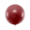 Pastel vinrød jumbo ballon, 1 stk