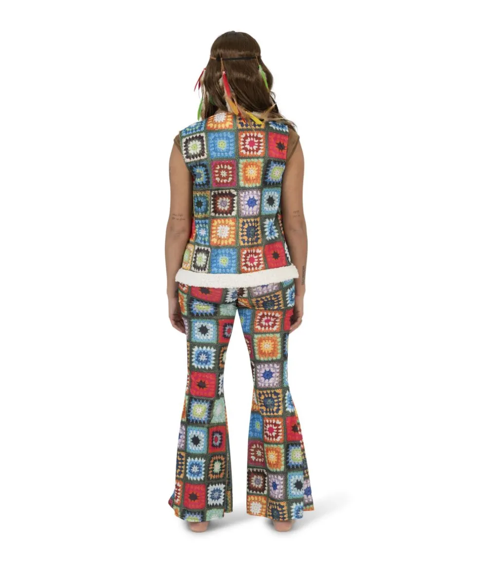 Patchwork hippiebukser