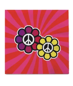 Peace servietter, 33x33