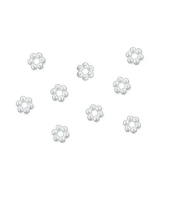 Perle blomster konfetti, 50 stk
