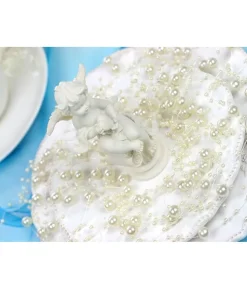 Perleguirlande creme