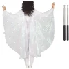 Perlemor vinger med lys, 140 cm