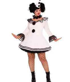 Pierrot Clown kostume, Plus