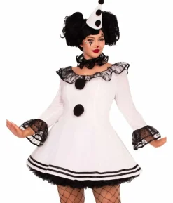 Pierrot Clown kostume, Plus