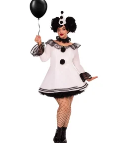 Pierrot Clown kostume, Plus