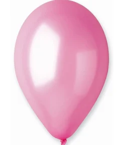Pink ballon, metallic