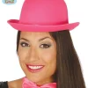 Pink bowlerhat