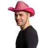 Pink cowboyhat med lys