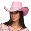 Pink Cowboyhat med pailletter