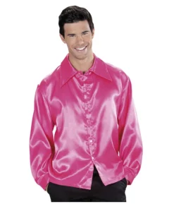 Pink discoskjorte