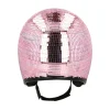 Pink diskokugle hjelm