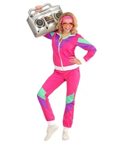 Pink 80er Joggingssæt