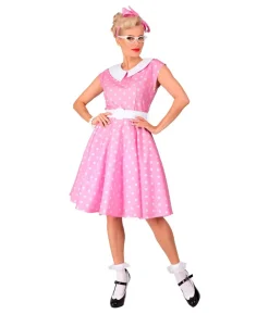 Pink 50er kjole kostume