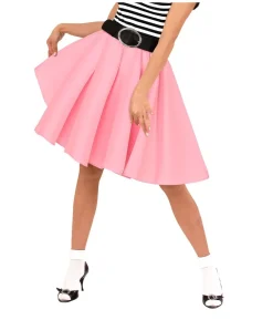 Pink 50er nederdel