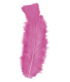 Pink fjer, 50 stk