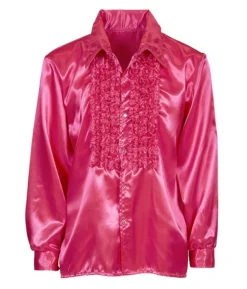 Pink flæseskjorte