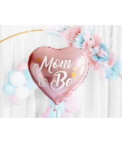 Pink folieballon Mom to Be