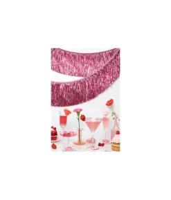 Pink frynse guirlande