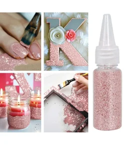 Pink glimmer til udklædning og pynt, 10g