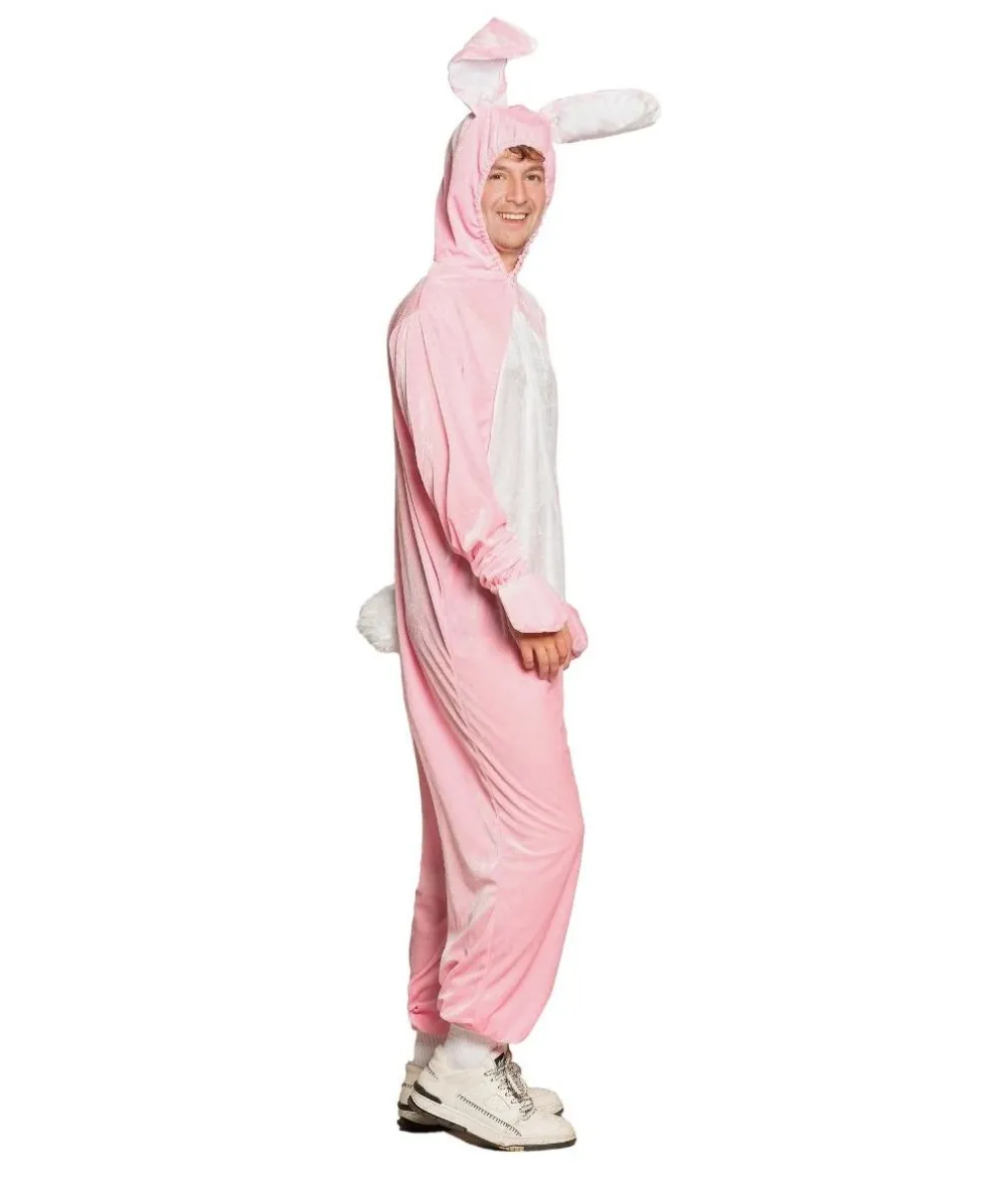 Pink kanin kostume