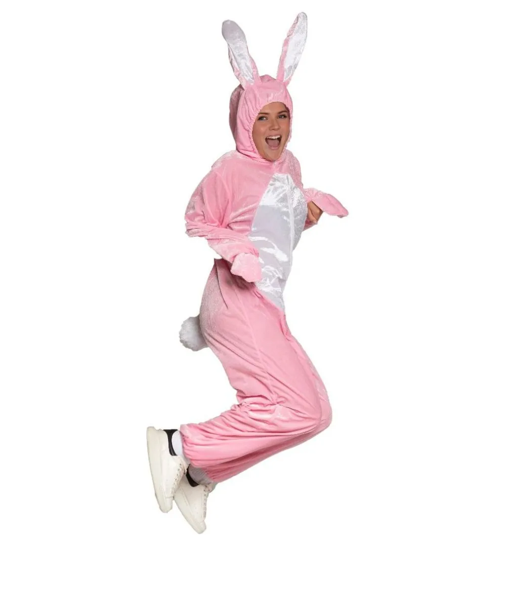 Pink kanin kostume