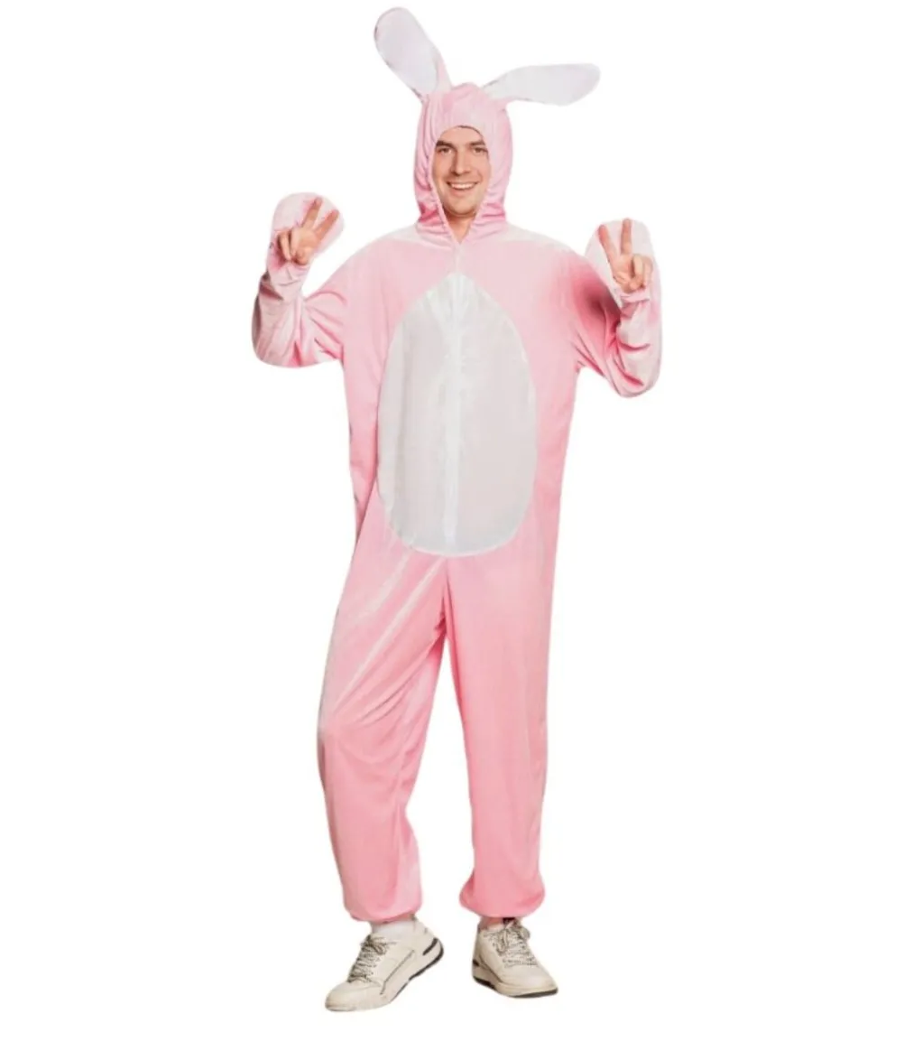 Pink kanin kostume