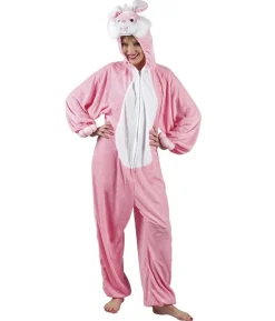 Pink kanin kostume
