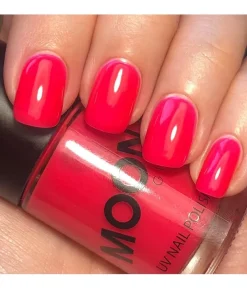 Pink neon UV neglelak