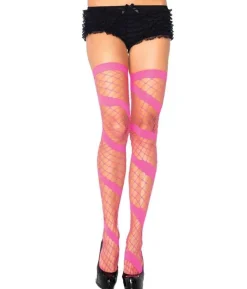 Pink net stockings Diamond