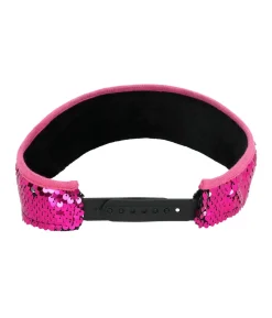 Pink paillet solskærm