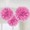 Pink papir pomponer