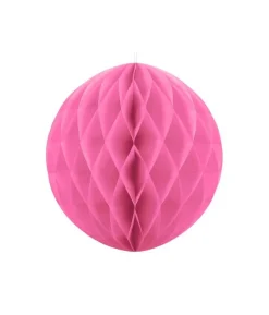 Pink papirvæv kugle, 40 cm