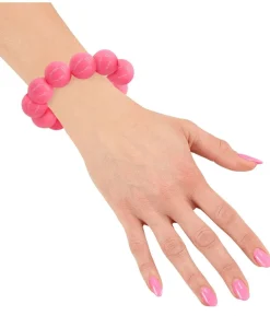 Pink perlearmbånd