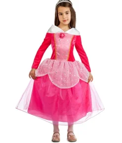 Pink Prinsesse kjole kostume