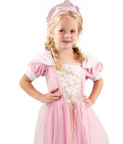 Pink prinsesse kostume