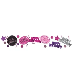 Pink Sparkling konfetti