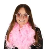 Pink stjerne briller med rhinsten