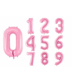 Pink talballoner, 86 cm