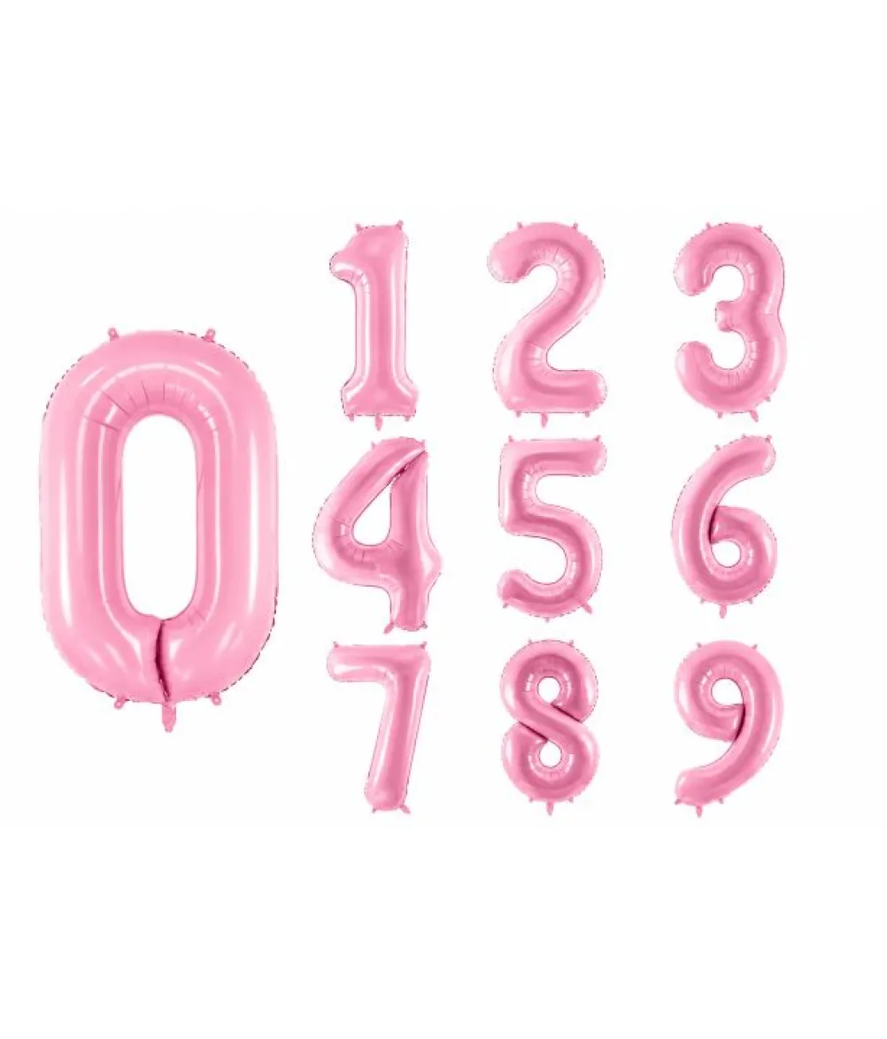 Pink talballoner, 86 cm