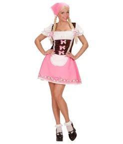 Pink tyrolerkjole