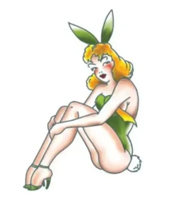 Pin-Up Bunny Girl tatovering