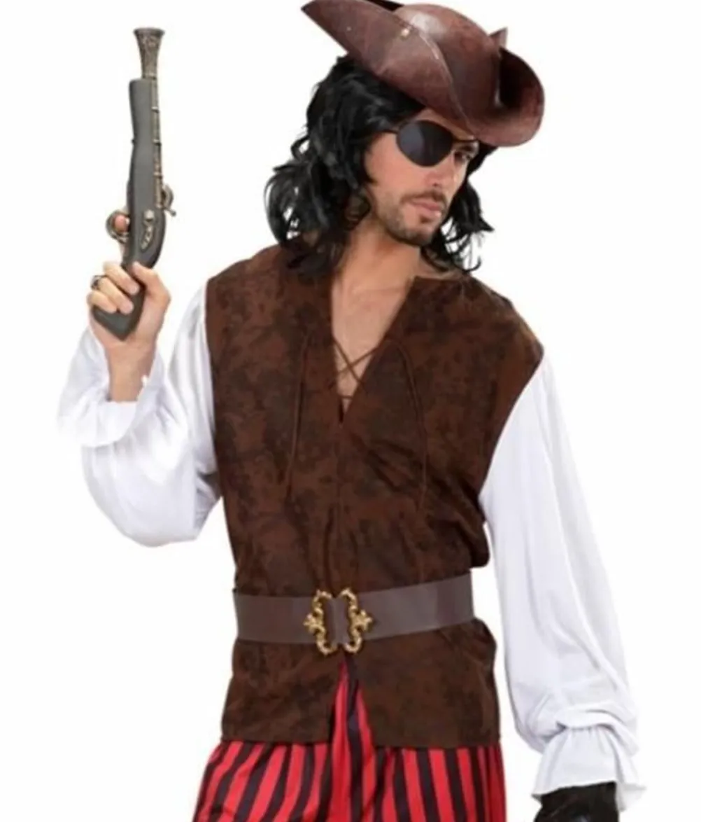 Piratbluse med vest