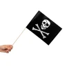 Pirat flag på pind, 10 stk